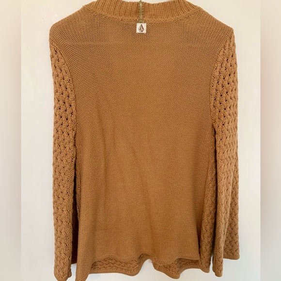 Volcom Orange Cardigan Sweater - Picture 3 of 3